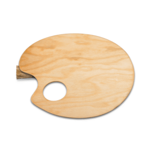 K&D Artist's Wooden Paint Palette