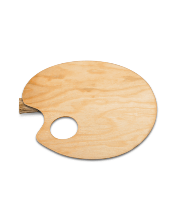 K&D Artist's Wooden Paint Palette