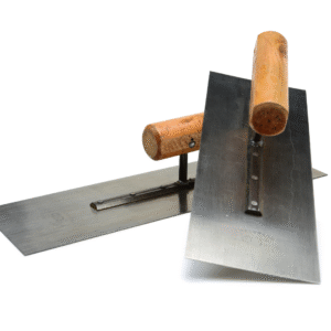 K&D Stainless Steel Finishing Trowel Set - 12-Inch and 14-Inch