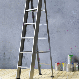 K&D Lightweight Aluminum Step Ladder -6 Steps Ladder