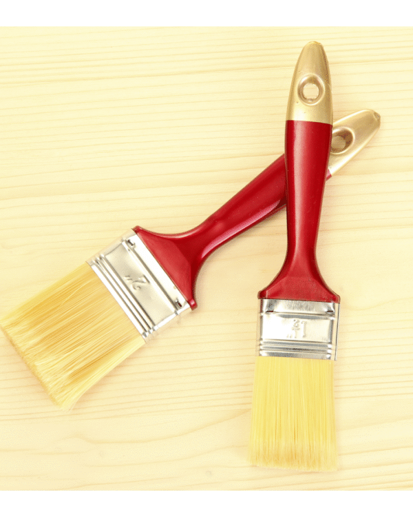 K&D Flat Paint Brush Set - 2-Piece  2-Inch and 3 inch